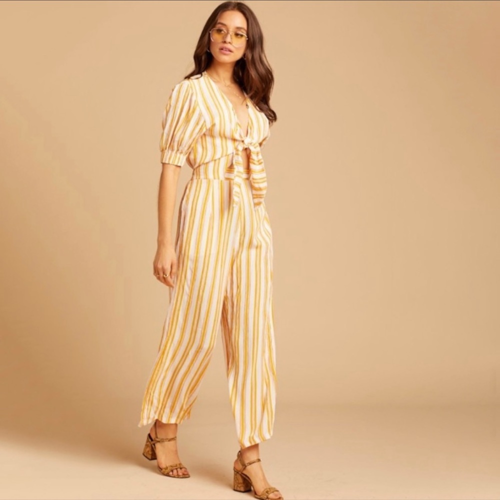 NWT Faithfull The Brand Matese Azure Jumpsuit*